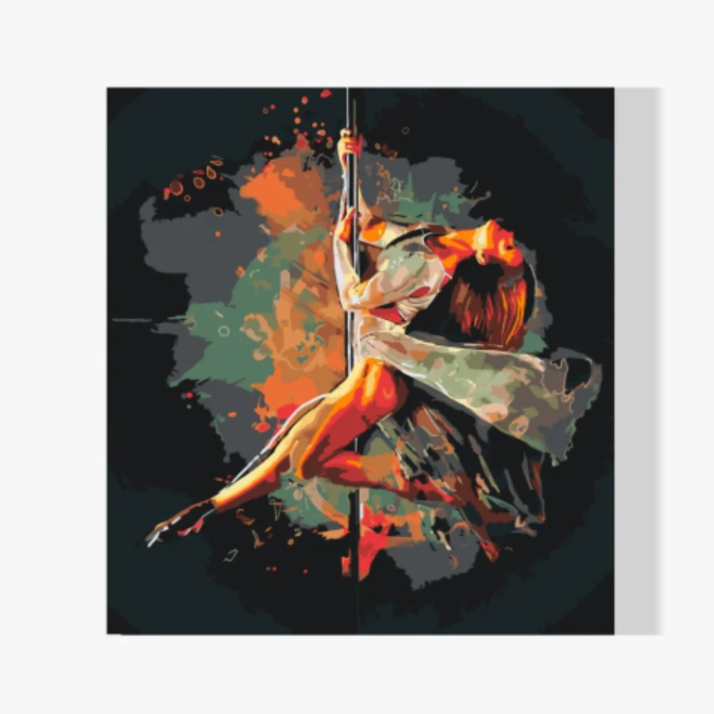 Pintura Diamante - Baile en tubo