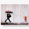 Pintura Diamante - Banksy - Lluvia de colores