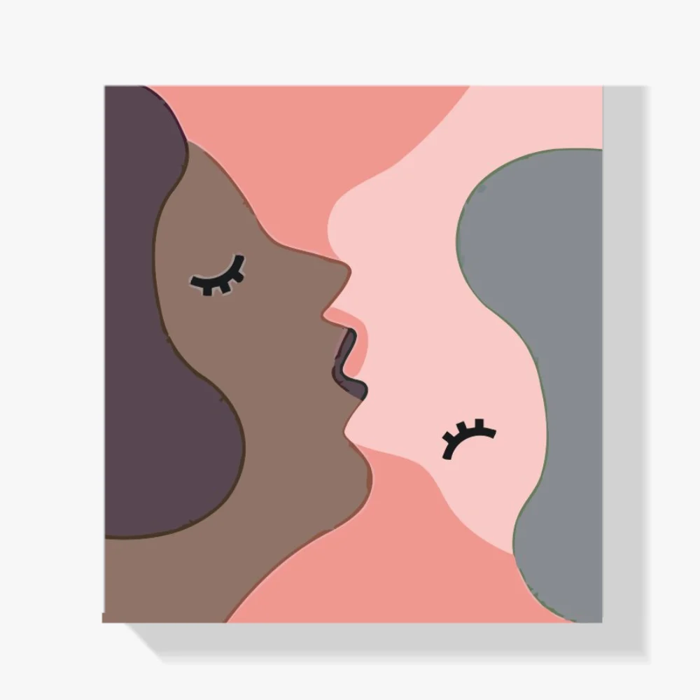 Pintura Diamante - Beso enamorado