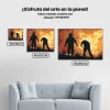 Pintura Diamante - Bomberos en acción