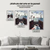 Pintura Diamante - Café en el embarcadero