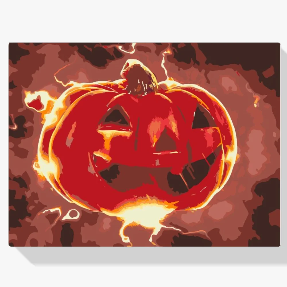 Pintura Diamante - Calabaza de Halloween