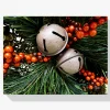 Pintura Diamante - Campanas de Navidad en el árbol de Navidad