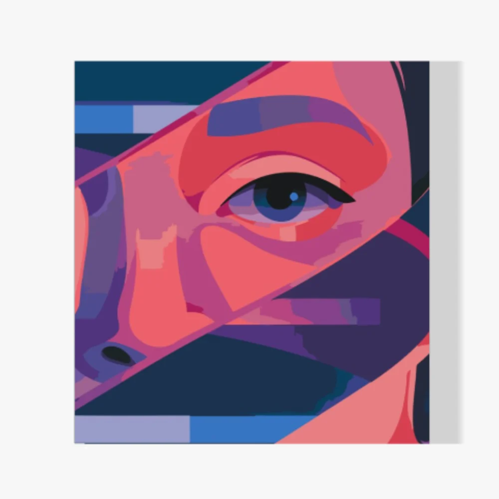 Pintura Diamante - Cara misteriosa 2