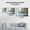 Pintura Diamante - Ciudad bajo la lluvia