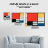 Pintura Diamante - Composición de Piet Mondrian