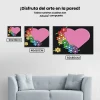 Pintura Diamante - Corazón con arcoiris