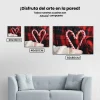 Pintura Diamante - Corazón de bastón de caramelo