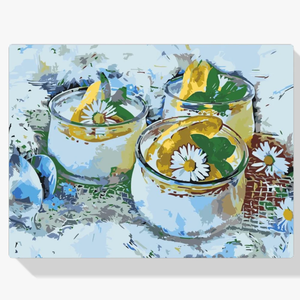 Pintura Diamante - Crema de naranja