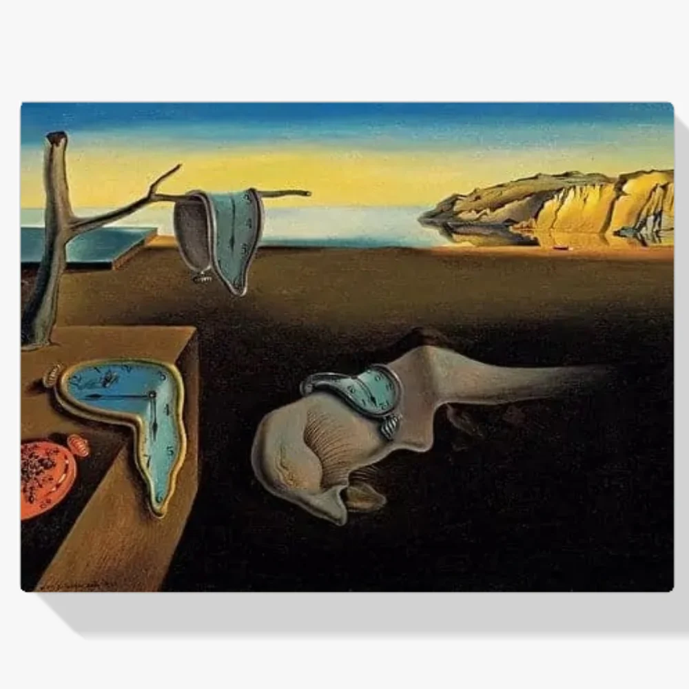 Pintura Diamante - Dalí - La persistencia de la memoria