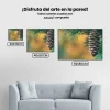 Pintura Diamante - Decoración del árbol de Navidad Cono de pino