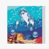 Pintura Diamante - Delfines