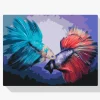 Pintura Diamante - Dos peces