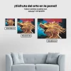 Pintura Diamante - Dragón dorado