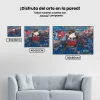 Pintura Diamante - El muro de Lennon