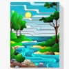 Pintura Diamante - El río