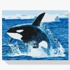 Pintura Diamante - El salto de la orca