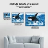 Pintura Diamante - El salto de la orca