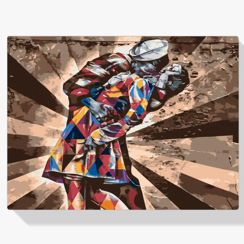 Pintura Diamante - El último beso