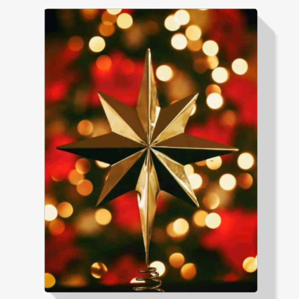 Pintura Diamante - Estrella de Navidad