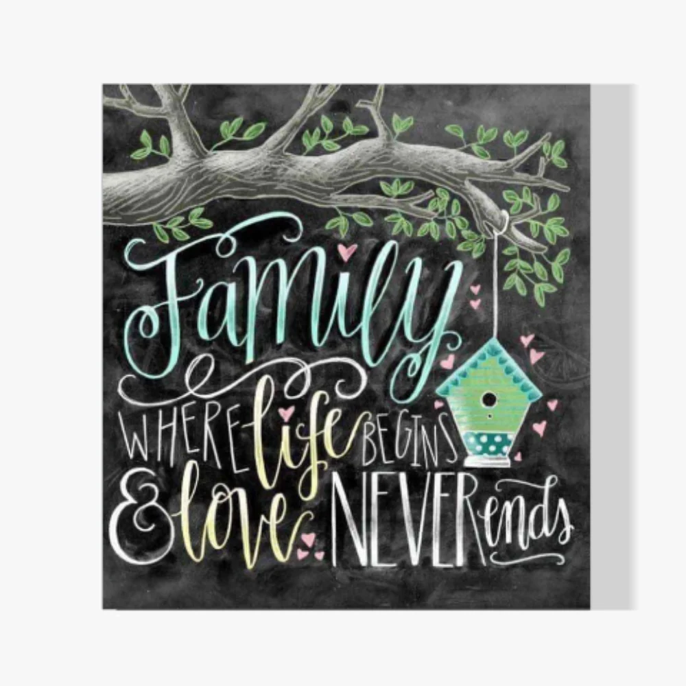 Pintura Diamante - Familia