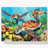 Pintura Diamante - Familia de tortugas marinas
