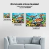 Pintura Diamante - Familia de tortugas marinas