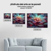 Pintura Diamante - Flor colorida
