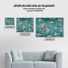 Pintura Diamante - Flor de almendro