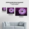 Pintura Diamante - Flor púrpura