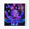 Pintura Diamante - Flores de manos moradas