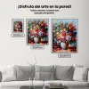 Pintura Diamante - Flores en florero