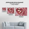 Pintura Diamante - Fresas en forma de corazón