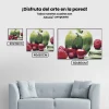 Pintura Diamante - Frutas y macarrones