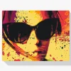 Pintura Diamante - Gafas de sol en amarillo