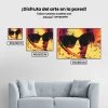 Pintura Diamante - Gafas de sol en amarillo