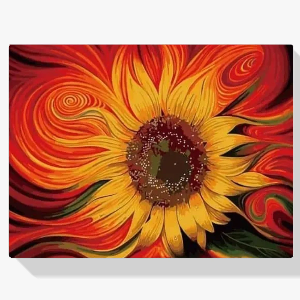 Pintura Diamante - Girasol artístico