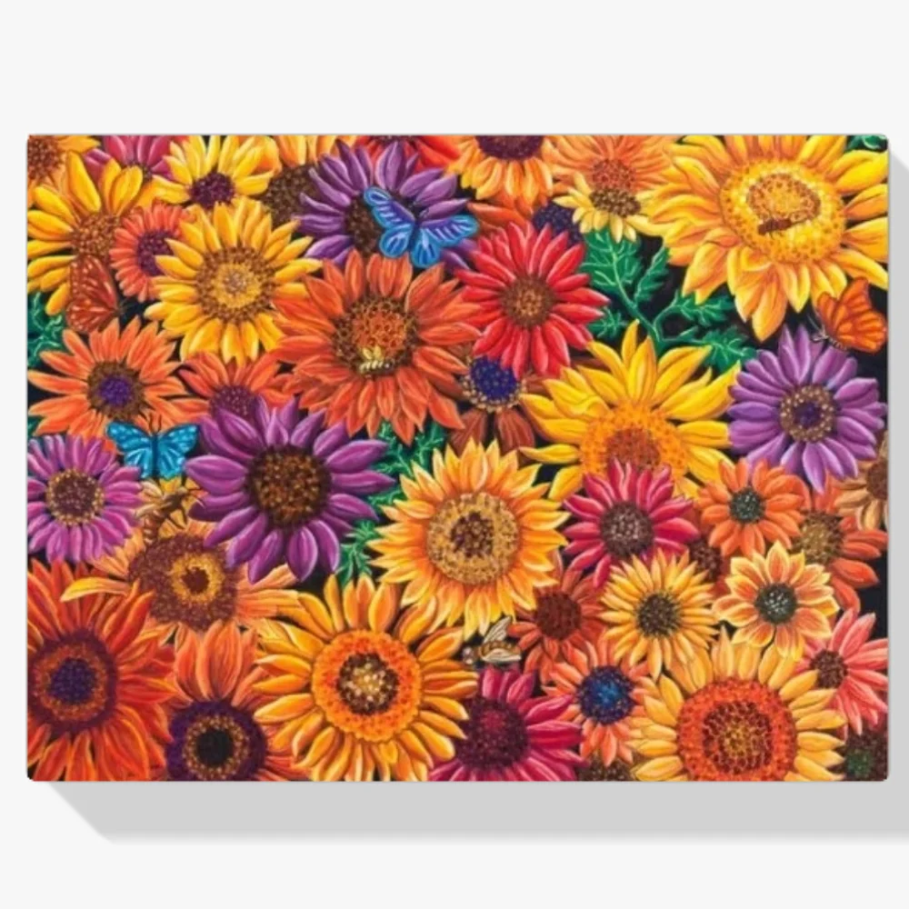 Pintura Diamante - Girasoles