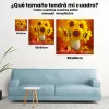Pintura Diamante - Girasoles en florero