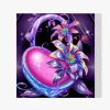 Pintura Diamante - Hermosa flor espacial