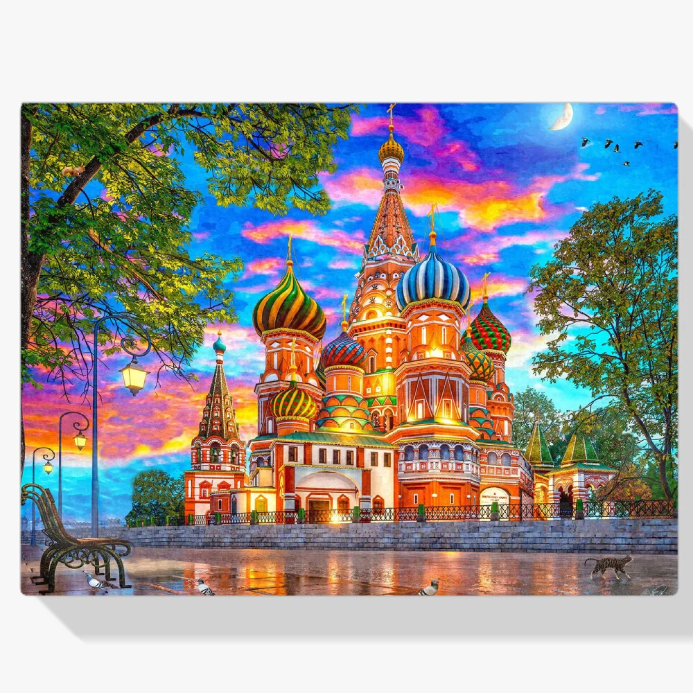Pintura Diamante - Hermoso Moscú