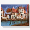 Pintura Diamante - La Cascina en el lago