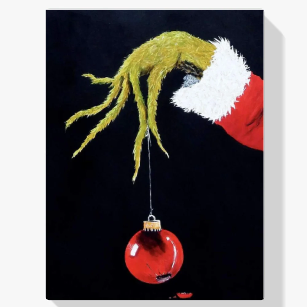 Pintura Diamante - La bola de Navidad del Grinch