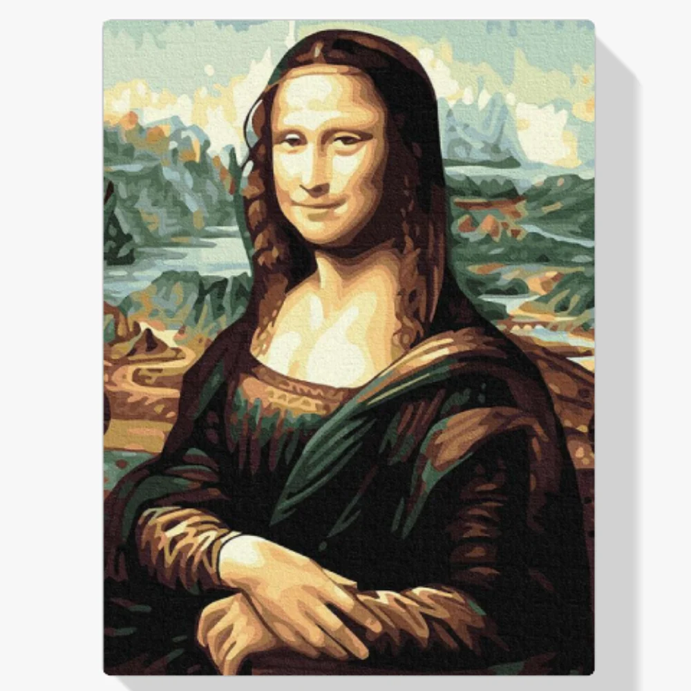 Pintura Diamante - La sonrisa de Mona Lisa