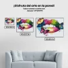 Pintura Diamante - Labios arcoiris