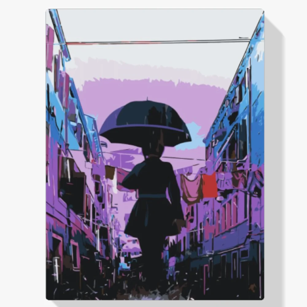 Pintura Diamante - Lluvia vespertina