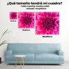 Pintura Diamante - Macro foto flor