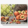 Pintura Diamante - Manzanas en la canasta