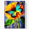 Pintura Diamante - Mariposa con girasol