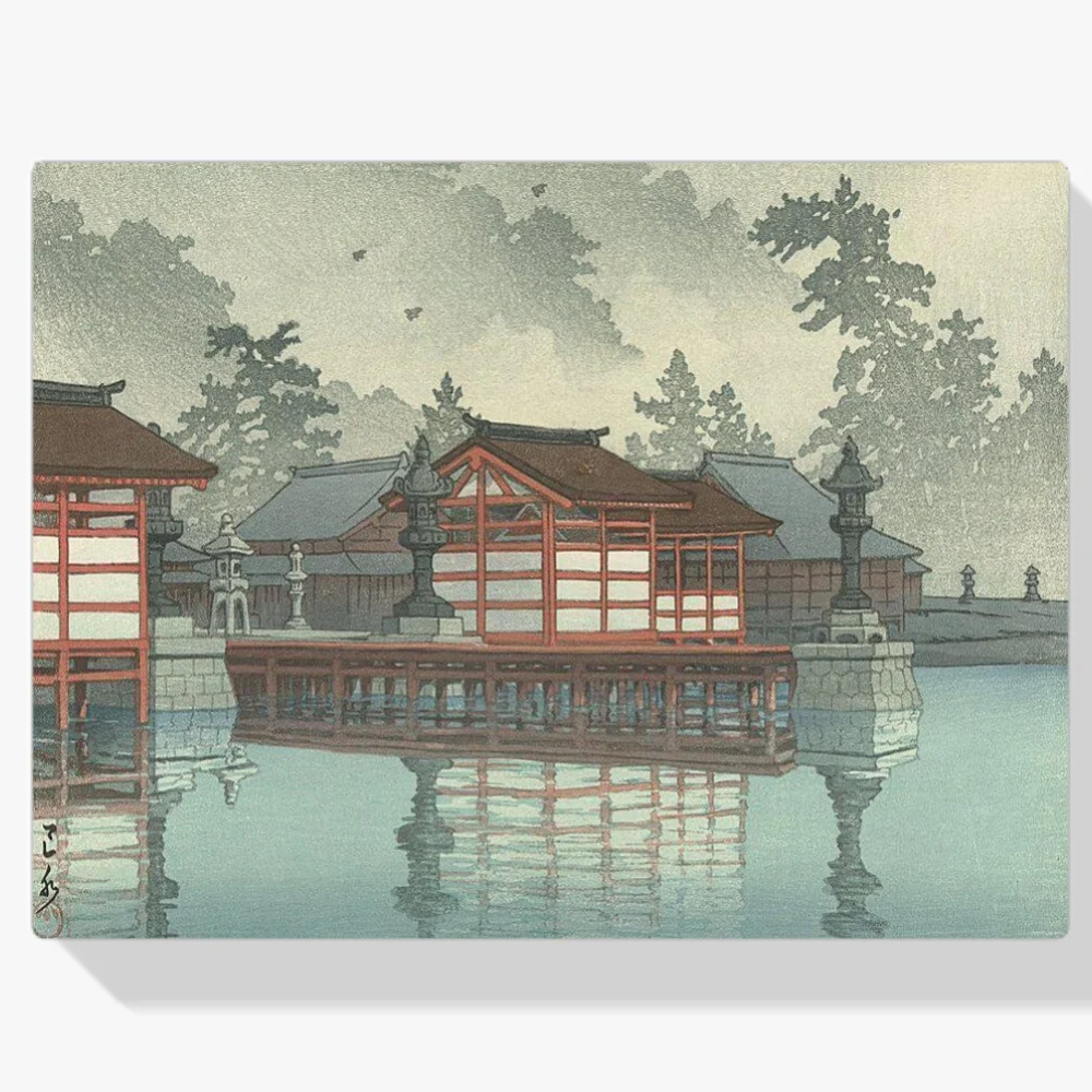 Pintura Diamante - Miyajima en la niebla